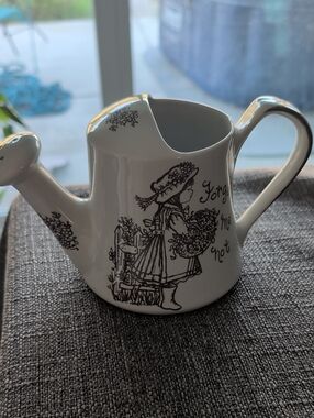 Vintage Royal Crownford Ironstone Staffordshine England Forget Me Not Watering